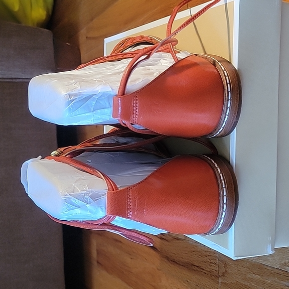 🔥Michael Kors Monterey Gladiator Leather Lace-Up Sandals - Picture 6 of 8